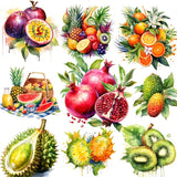 Delicious Fruit Stickers Creative Handmade Stickers DIY Scrapbook Journal Notebook Photo Album Stationery Stickers School Craft