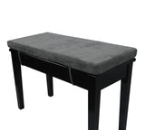 Loveboat Washable Bench Cushion, Non-Slip Bench Pad for Shoe Storage, Window, Piano, Dining 34x14x2 Dark Grey