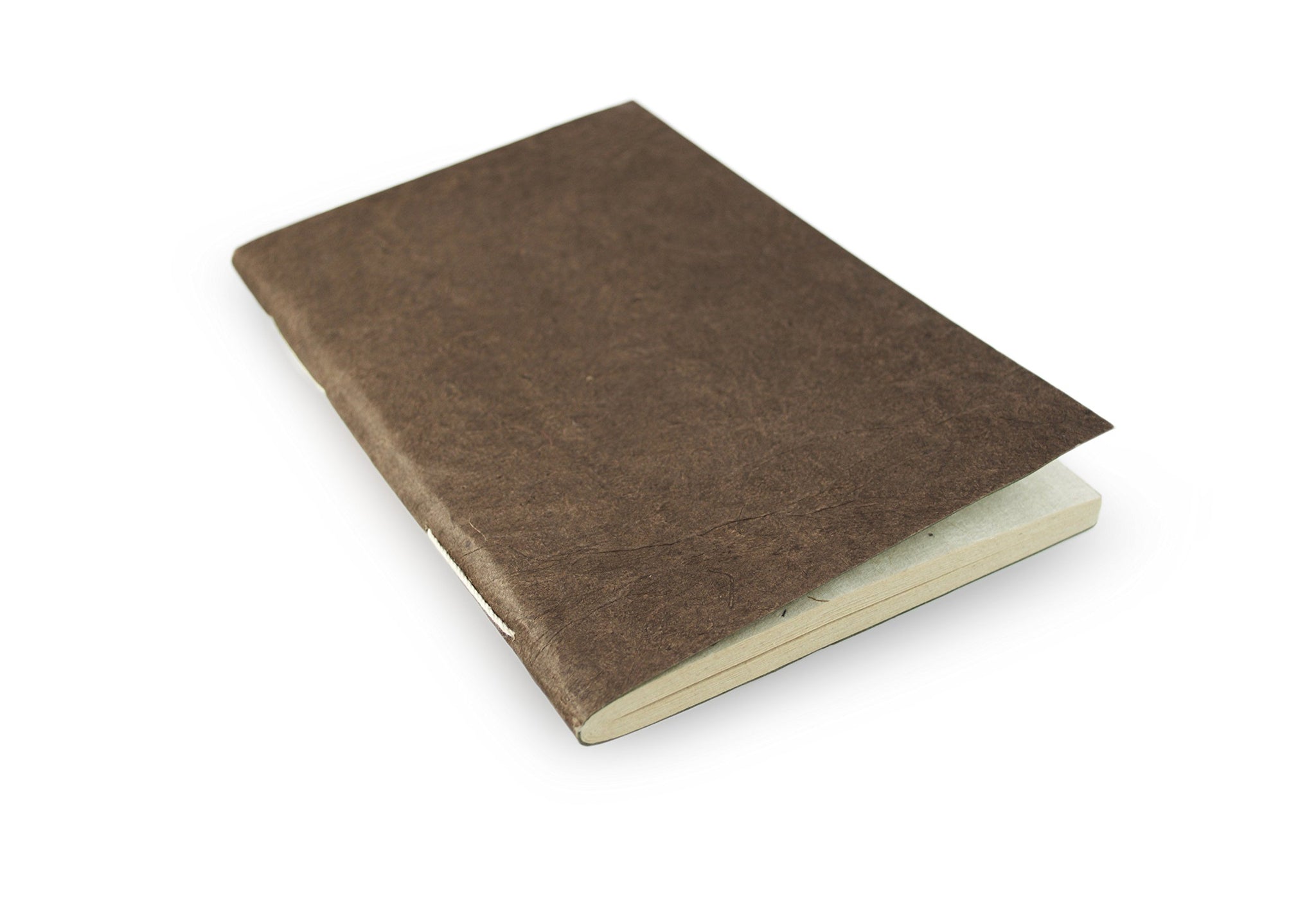 Nepali Companion Notebook with Handmade Paper and Vegetable-Dyed Cover, Vintage 5.5x8.5 inch Composition Notebook for Office, Sc