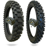 WIG Racing 70/100-19 and 90/100-16 Tire Set with Inner Tube Combo (Standard Inner Tubes 1.5mm thick)