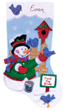 Design Works Crafts Feeding The Birds Felt Stocking Kit