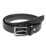 Rizoro Burnish Profile Finish Formal Casual Mens Belt For Men Leather With Zinc Buckle (Burnish) (Adjustable Waist Size Upto 44 