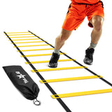 Yes4All Agility Ladder Speed Training Equipment, Adjustable Football Ladder for All Ages with Carry Bag, Durable, Portable, Mult