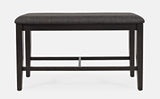 Jofran Inc. American Rustics Upholstered Counter Bench