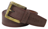 Lorem MenS Casual Artificial Leather Belt (Brown , BlFz02)