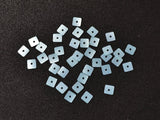 The Design Cart Blue Square Plastic Sequins Ntc290719 145, 100 Grams, 5 mm Sequins for Embroidery Work, Jewellery Making, Design