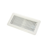 JR Products 02-29005 Dampered Floor Register - 4 x 10, White