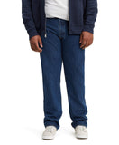 Levis Mens 501 Original Fit Jeans (Also Available in Big & Tall), Dark Stonewash, 35W x 32L