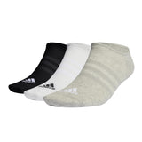 Adidas Unisex Cotton T Spw Ns 3P Sports Socks Mgreyh/White/Black (L)