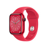 Apple Watch Series 8 [GPS 41mm] Smart Watch w/Midnight Aluminum Case with Midnight Sport Band - S/M. Fitness Tracker, Blood Oxyg