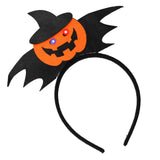 Ecraftindia Led Pumpkin Headband For Halloween | Glowing Witch Hat Headband For Girls & Kids | Halloween Costume Accessory