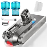QUASYREALIM Upgraded 9000mAh V-11 V-15 Click in Battery Compatible with Dyson 25.2V, Compatible for Click-in Installation for Ex