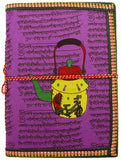 Purpledip Handmade Paper Journal Good Morning: Vintage Diary Notebook With Thread Closure (11159)