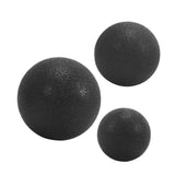 Enakshi 3 Pieces Massage Balls Compact Myofascial Balls For Foot Training Lower Back Black|Sporting Goods|Fitness Running & Yoga