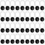 Therwen 36 Pcs Combination Lock 3 Digit Gym Waterproof Padlock Resettable Bag Luggage Gate Combination Lock Outdoor for School F