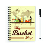 Anuman Reusable Wiro Spiral Unruled Notebook Diary Journal Making Money Blank Pages A5 (Size 5.5X8)