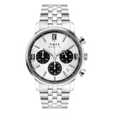 Timex Marlin Analog Watch For Man With Silver Round Dial & Silver Stainless Steel Bracelet Band Water Resistant Men'S Wrist Watc