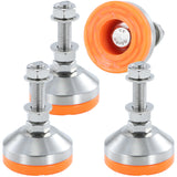 TERMATH Heavy Duty 2400 lb Capacity Stainless Steel Adjustable Leveling Feet for Shelving,Machinery Devices, Workbench,Furniture