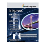 Inkpress Metallic Satin Inkjet Paper, 255 GSM, 10 mil, Metallic Pearlescent Surface, 13x19, 25 Sheets