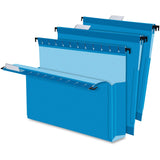 Pendaflex SureHook Reinforced Hanging Box Files, 3 Exp with Sides, Letter, Blue, 25/Box 59203 (DMi BX