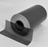 Paper Street Plastics Transparent Vinyl Tape with Self-Adhesive. (4 inch x 25 ft, Gray)