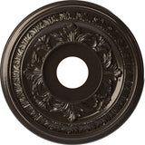 Ekena Millwork CMP16BAERU Baltimore Thermoformed PVC Ceiling Medallion (Fits Canopies up to 6 1/2), 16OD x 3 1/2ID x 1P, Univers