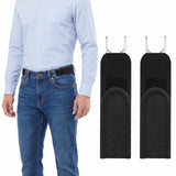 Zexrel Elastic Buckleless Belt For Men Tactical Hook Stretch Belt, Adjustable No Buckle Waist Belt For Jeans, Casual Pants & E