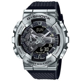 Casio G-Shock Gm-110-1Adr Silver Analog-Digital Dial Black Resin Strap Men'S Watch Shock And 200M Water Resistant G1051