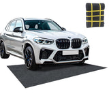 FUZEWANLI 60 x 72 Oil Spill Mat - Garage Floor Mats for Under Car - Waterproof, Absorbent, Reusable, Washable, Protects Garage F