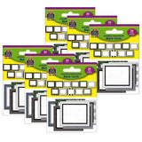 Teacher Created Resources Modern Farmhouse Blank Cards Mini Accents, 36 Per Pack, 6 Packs