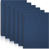 Epakh 6 Pack B5 Spiral Notebook Ruled Spiral Journal Lined Paper, 70 Sheets,140 Pages, Wire Bound Notebook 10.5 X 7.3 Inch Hard 