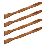 Poshio Neem Wood Tongue Cleaner Sets | Naturally Antibacterial Neem Wooden Tongue Cleaner | For Fresh Breath & Bacteria Removal 