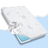 QHUCBAEG Pack N Play Mattresses, 38x26 Pack N Play Mattress Pad with Breathable Jacquard Cover, Breathable Dual-Sided Soft & Fir