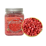 WEIJUEJIYI Frozen dried strawberries, 100% natural dehydrated strawberry slices(5 5cm),vegetarian snack, gluten-free, suitable 
