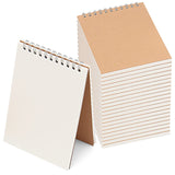 HEIHAK 25 Pack A6 Sketch Notebooks, 120 Pages 60 Sheets Top Spiral Bound Pocket Sketchbooks, Small Spiral Notepads Sketch Pads B
