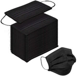 SOOQOO Masks Disposable 100Pcs,with Elastic Loop, Breathable Comfort, 3-Ply Masks, Waterproof, Adjustable Clip, Skin-Friendly Fa