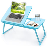 Laptop Desk for Bed Couch,Lap Desk for Laptop,Portable Laptop Stand for Desk,Small Adjustable Laptop Desk,Foldable Bed Table for