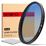 Beschoi 40.5mm Polarizer Filter 30 Layer Multi-Resistant Nano Coated Circular Polarizing Filter(CPL) with HD Optical Glass/Ultra