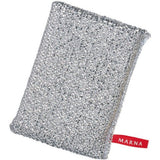 Marna K004SI Kitchen Cleaner Sponge, Silver, for Oil Stain on Pots, Kitchen Sponge