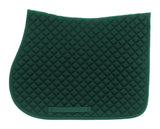 Equinavia Harstad All Purpose Saddle Pad | Classic & Durable | Moisture-Wicking Tricot Backing - Hunter Green - Horse