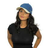 Neon Rock Premium Denim Fabric Stylish Cap For Men And Women With Unique Color Visor And Long Lasting Durable Adjustable Metal B