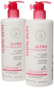 Topicrem Ultra-Moisturizing Body Milk 2 x 500ml