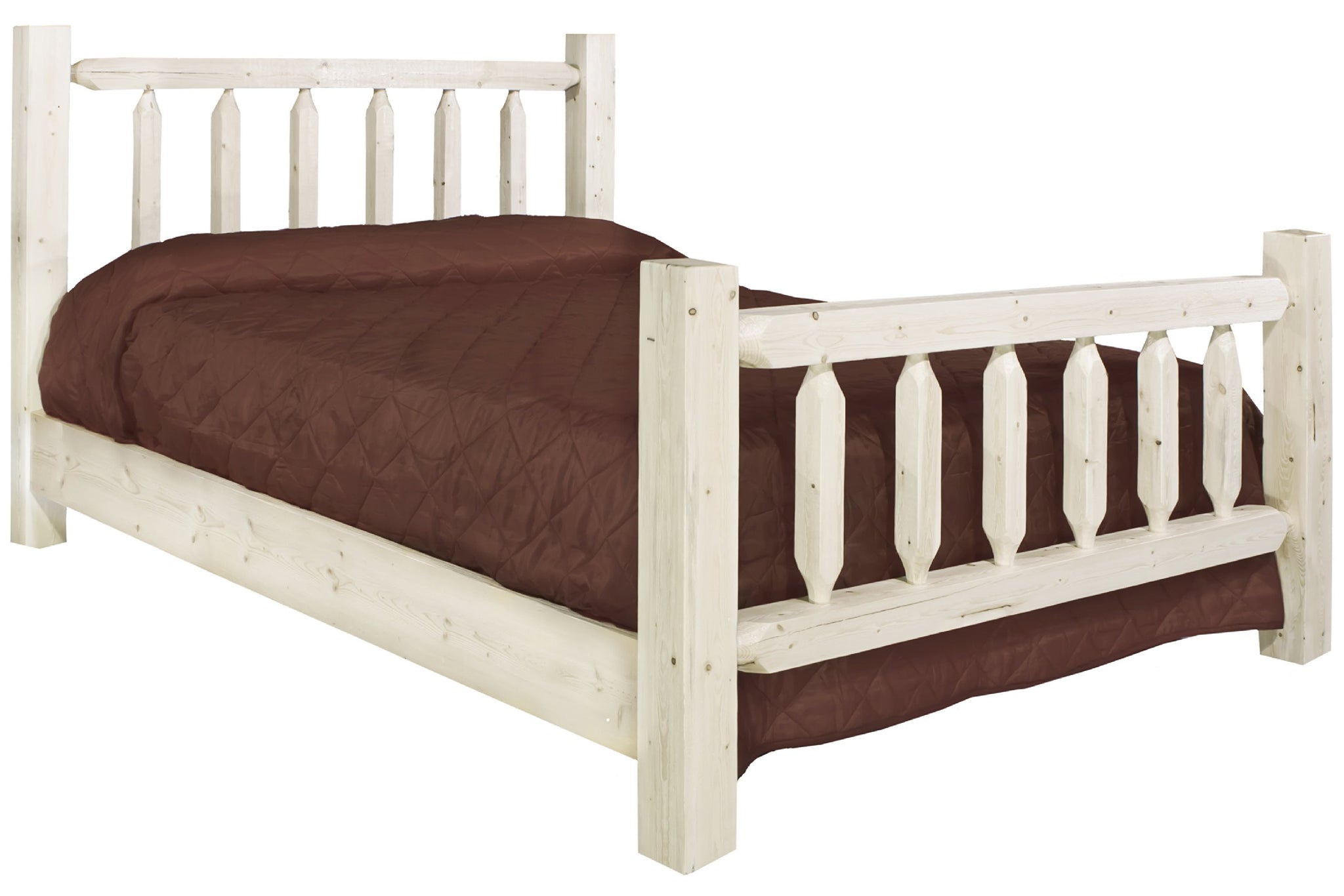 Montana Woodworks Queen Bed - Unfinished