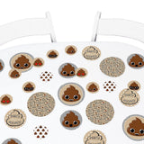 Big Dot of Happiness Party Til Youre Pooped Poop Emoji Party Giant Circle Confetti Party Decorations Large Confetti 27 C