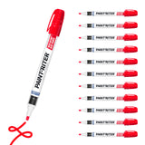 Markal 96822 Paint-Riter+ Valve Action Marker, Versatile Surface Compatibility, Bold Mark Size 1.8, Red 12-Pack