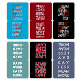 woopme Set of 6 Magnetic Just Pray Not Panic Bookmark for Book Lovers Readers Students Gift Magnetic Page Clips Folding