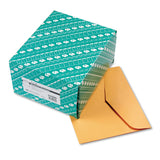 Quality Park OpenSide Booklet Envelope, Gummed, Brown Kraft, 12 x 10, 100 per Box, (54300)