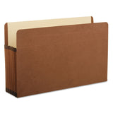 Pendaflex 85565 Premium Reinforced Expanding File Pockets, Straight Cut, 1 Pocket, Legal, Brown