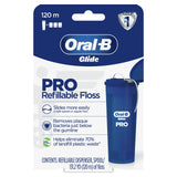 OralB Glide PRO Refillable Dental Floss Starter Kit, 120m