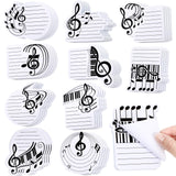 Yeaqee 40 Pads 1200 Sheets Music Themed Sticky Notes Pad Musical Shape Funny Sticky Notes for Piano Teacher Appreciation Gift Ch